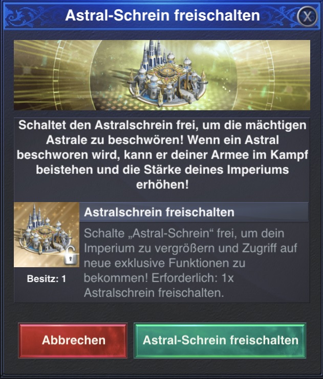 Sparen bei der Freischaltung